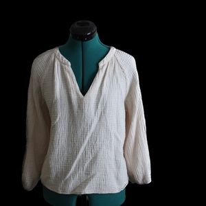 Boho Blouse M Cream